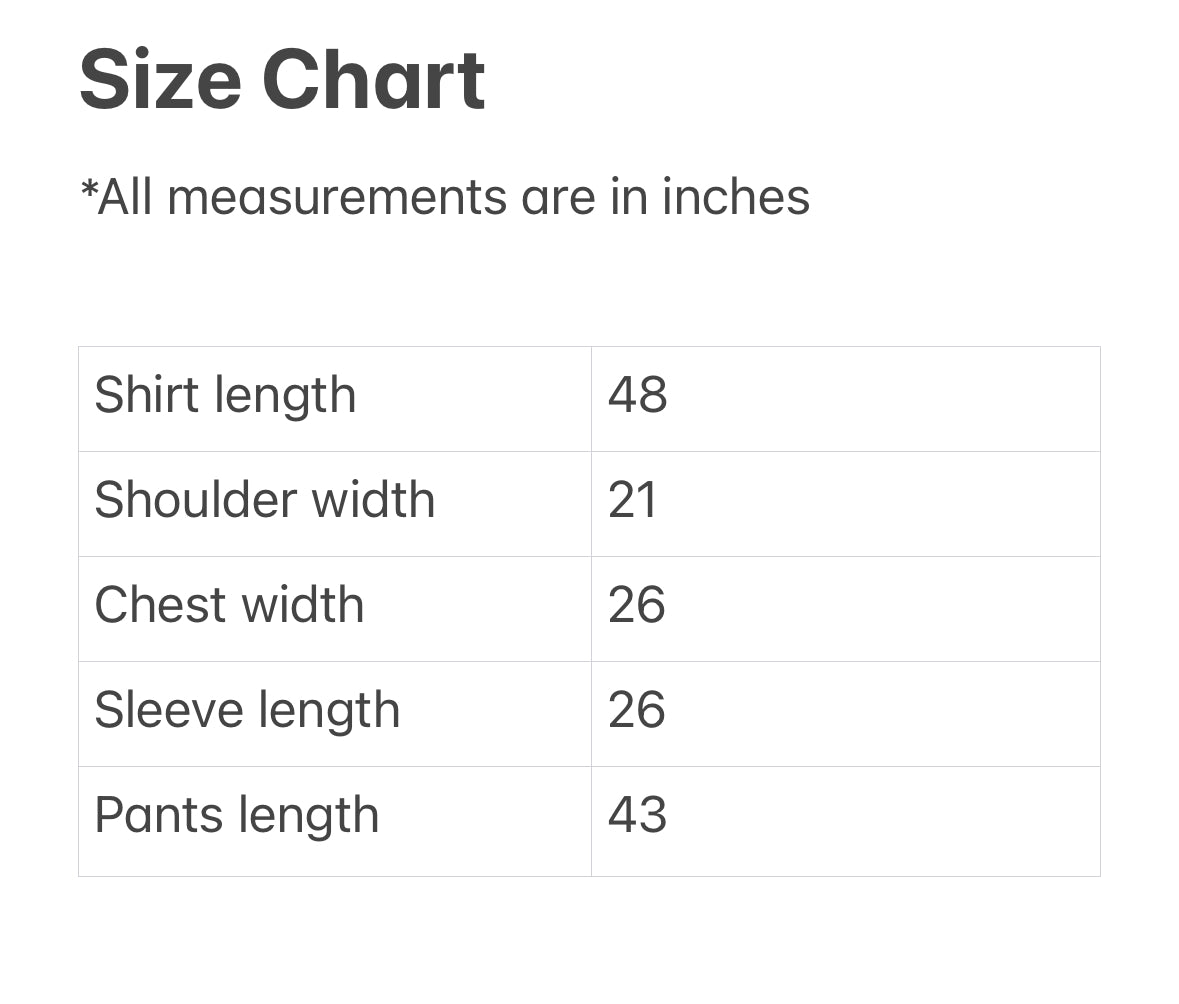 Light Blue Stitched Ghara - Men's Traditional Afghan Clothes