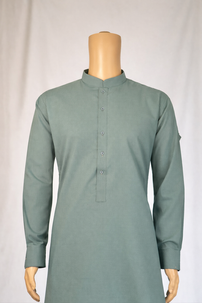 Custom Tailored Plain Collar Afghan Men's & Boys Clothes - Made to Order