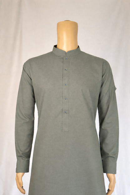 Custom Tailored Plain Collar Afghan Men's & Boys Clothes - Made to Order