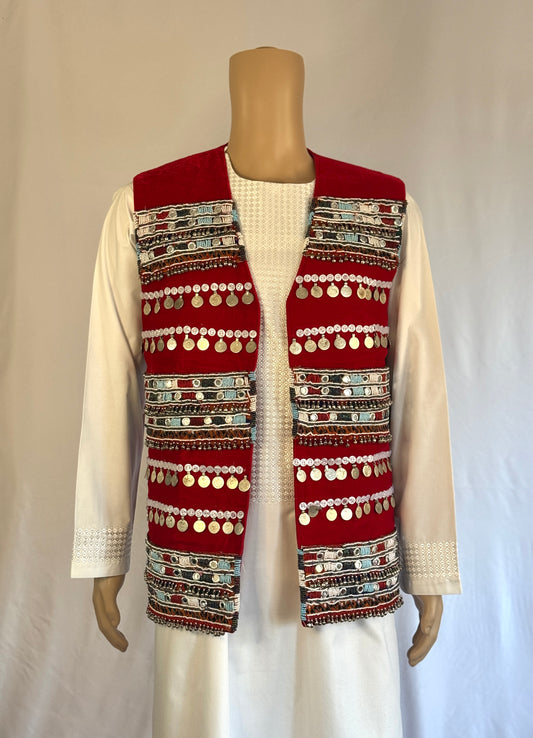 Handmade Vest - Men's Traditional Afghan Vest