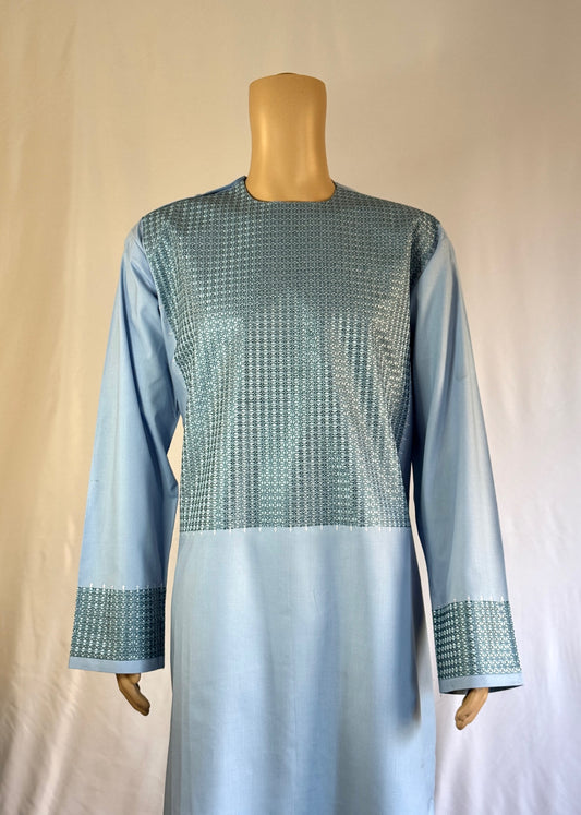 Blue Stitched Clothes - Men's Traditional Afghan Outfit