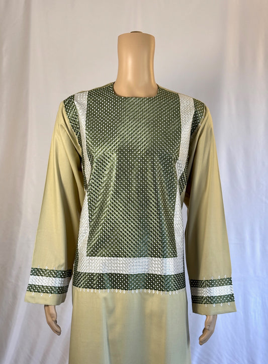 Light Green Stitched Clothes - Men's Traditional Afghan Outfit