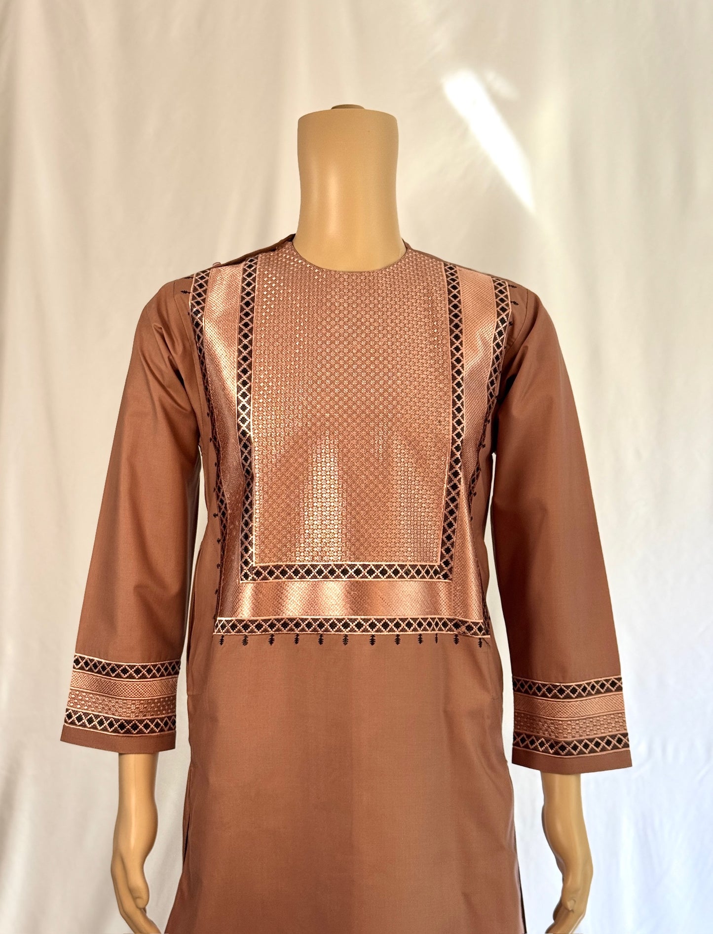 Black Stitched Clothes - Men's Traditional Afghan Outfit