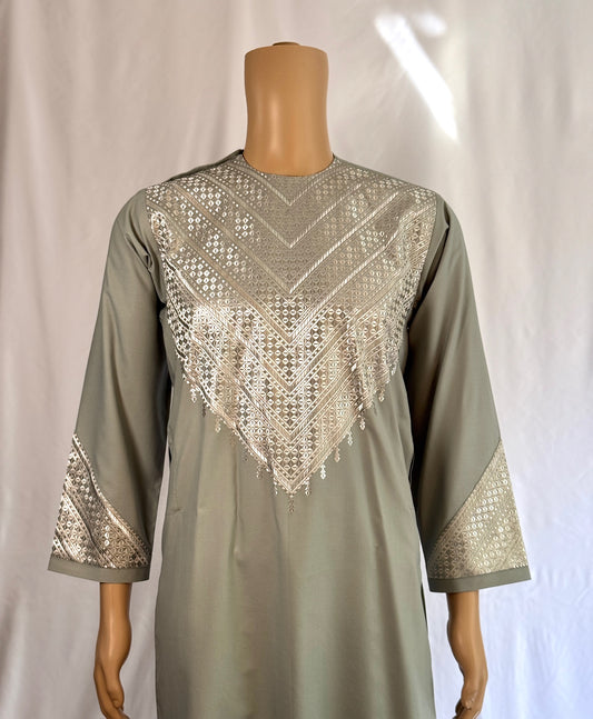 Light Green Stitched Clothes - Men's Traditional Afghan Outfit