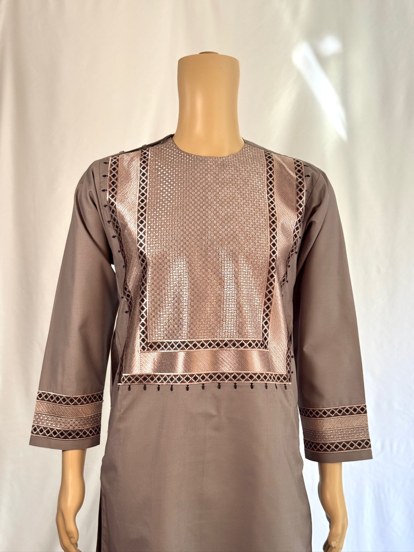 Dark Violet Stitched Clothes - Men's Traditional Afghan Outfit