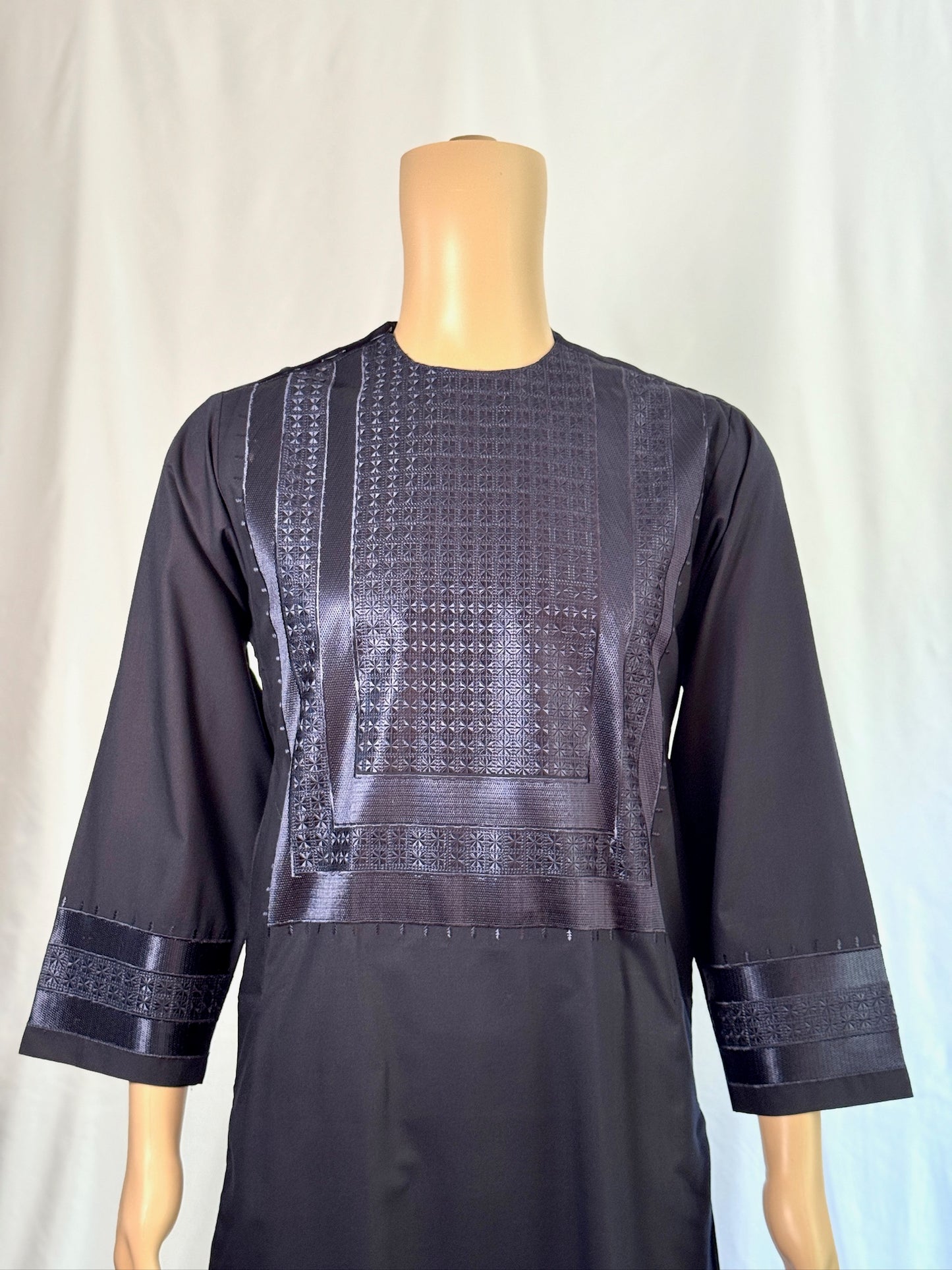 Navy Blue Stitched Clothes - Boy's Traditional Afghan Outfit