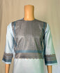 Light Blue Stitched Clothes - Men's Traditional Afghan Outfit