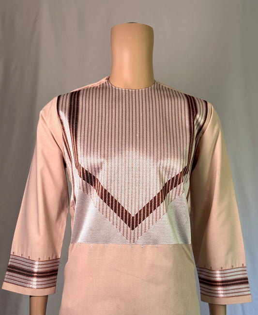 Light Tan Stitched Clothes - Men's Traditional Afghan Outfit