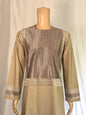 Light Beige Stitched Clothes - Men's Traditional Afghan Outfit