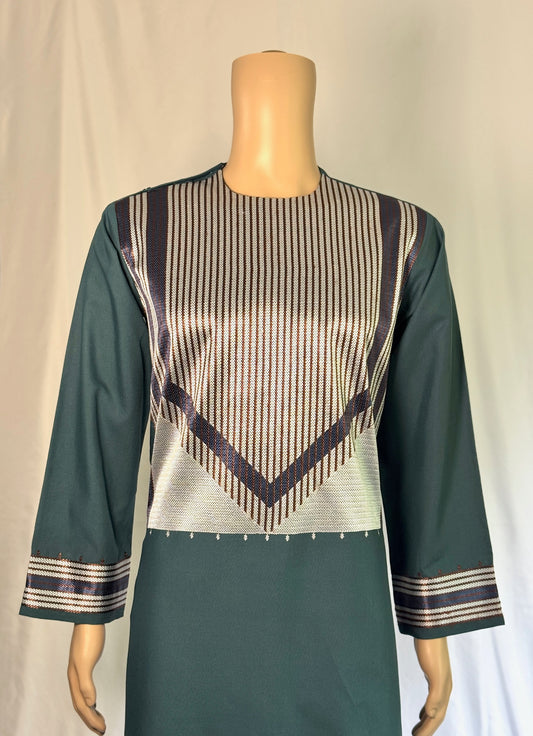 Dark Green Stitched Clothes - Men's Traditional Afghan Outfit