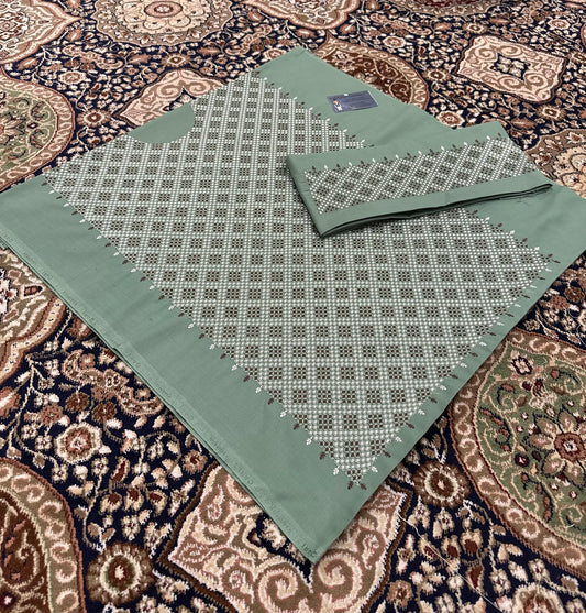Custom Tailored Green Afghan Men's Clothes - Made to Order