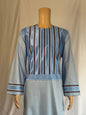 Light Blue Stitched Clothes - Men's Traditional Afghan Outfit
