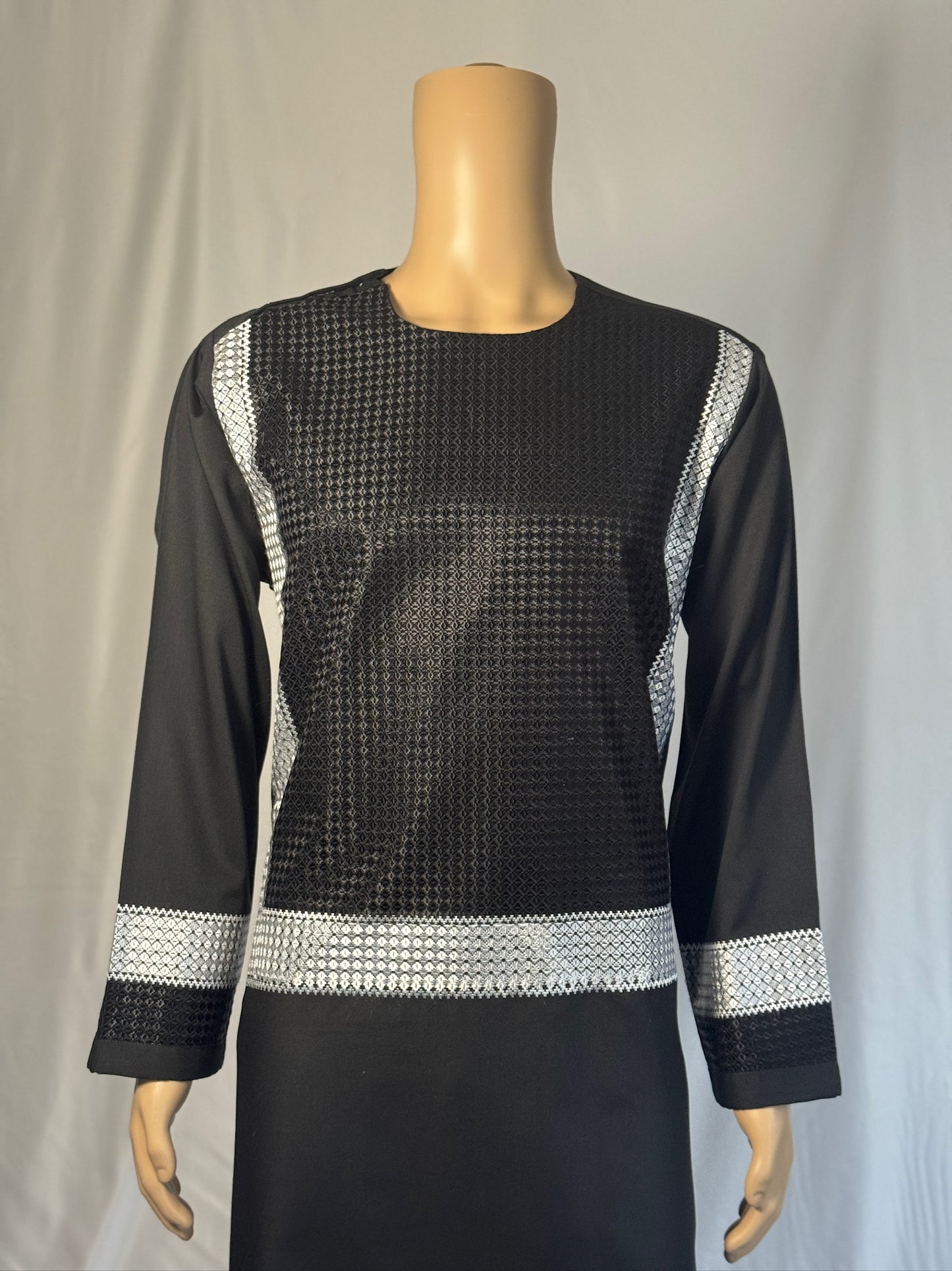 Black Stitched Clothes - Men's Traditional Afghan Outfit