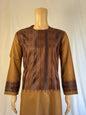 Brown Stitched Ghara - Men's Traditional Afghan Clothes