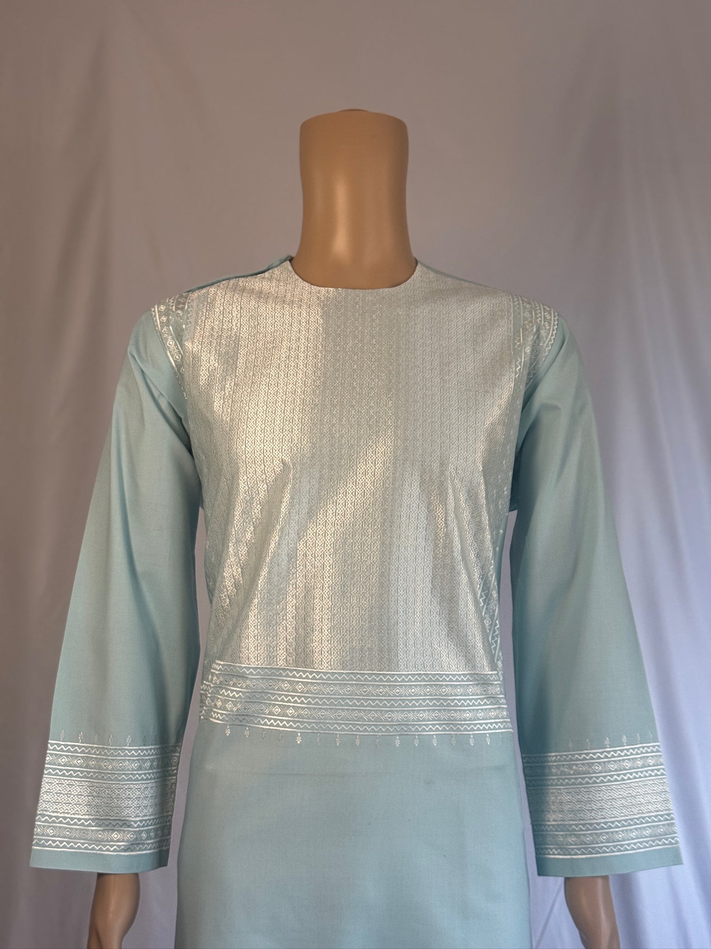 Light Blue Ghara - Men's Traditional Afghan Clothes