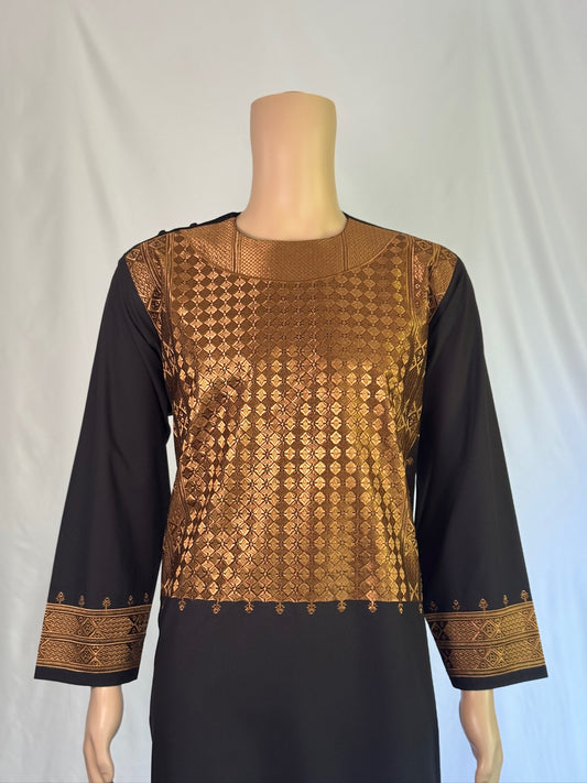 Black Stitched Clothes - Men's Traditional Afghan Outfit