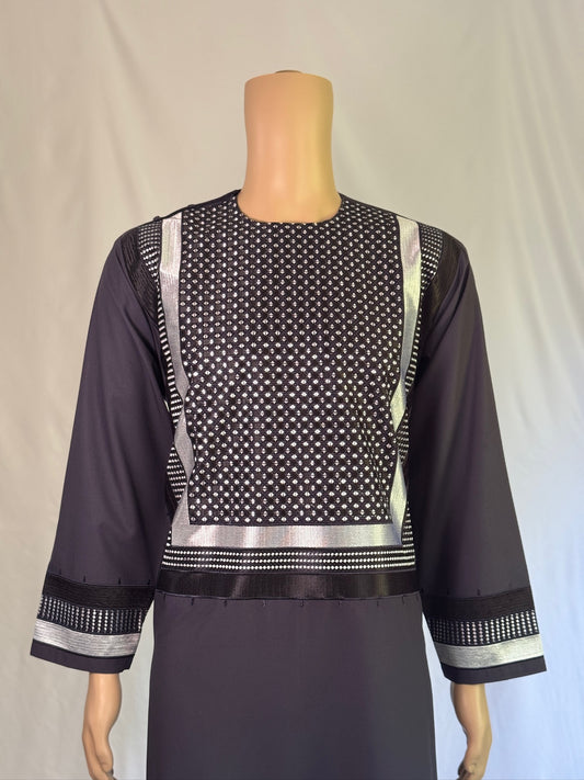 Dark Purple Stitched Clothes - Men's Traditional Afghan Outfit