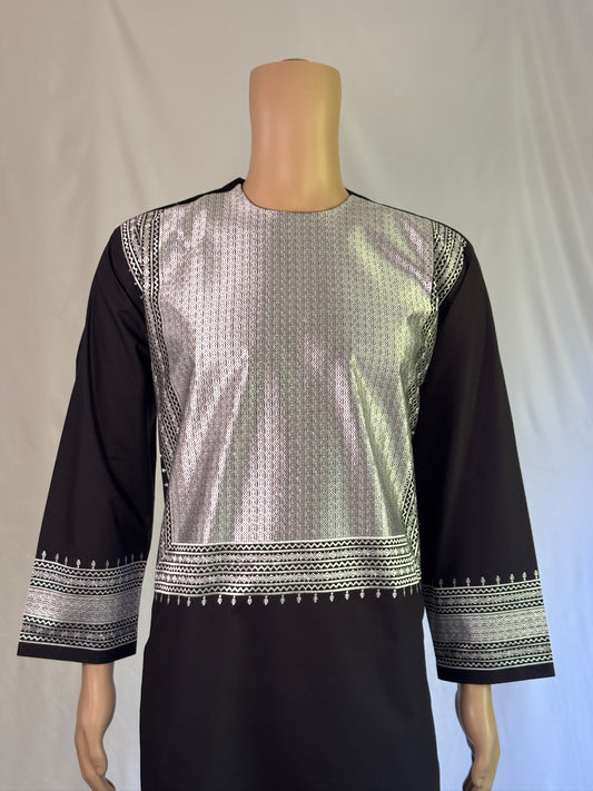 Black Stitched Clothes - Men's Traditional Afghan Outfit