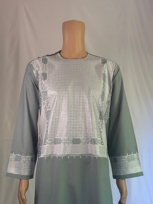 Light Green Stitched Set - Men's Traditional Afghan Clothes