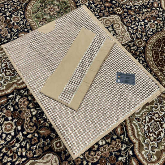 Custom Tailored Light Tan Afghan Men's & Boys Clothes - Made to Order