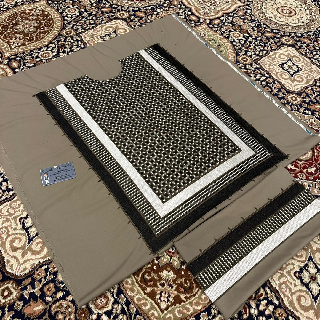 Custom Tailored Beige Afghan Men's Clothes - Made to Order