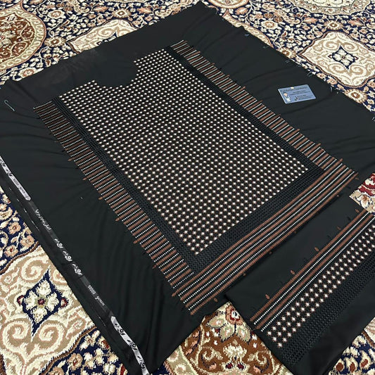 Custom Tailored Black Afghan Men's Clothes - Made to Order