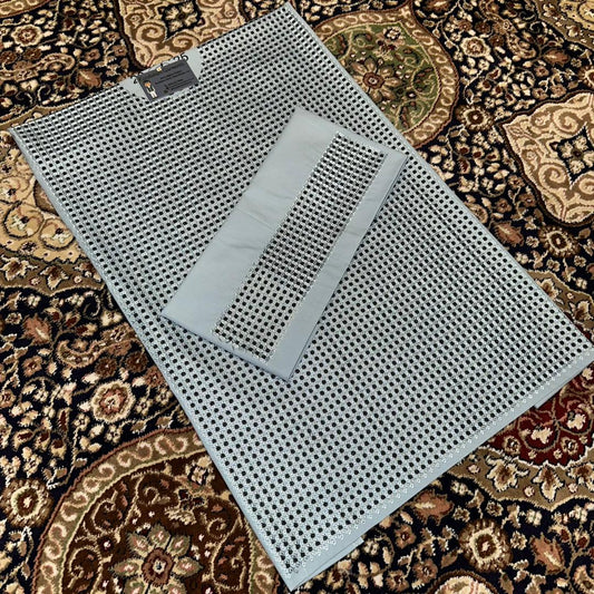 Custom Tailored Blue-Gray Afghan Men's & Boys Clothes - Made to Order